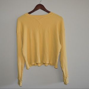 -BRANDY MELVILLE Mustard yellow long sleeve